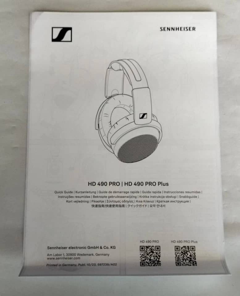 Sennheiser Sennheiser HD 490 PRO Headphones & Earbuds 