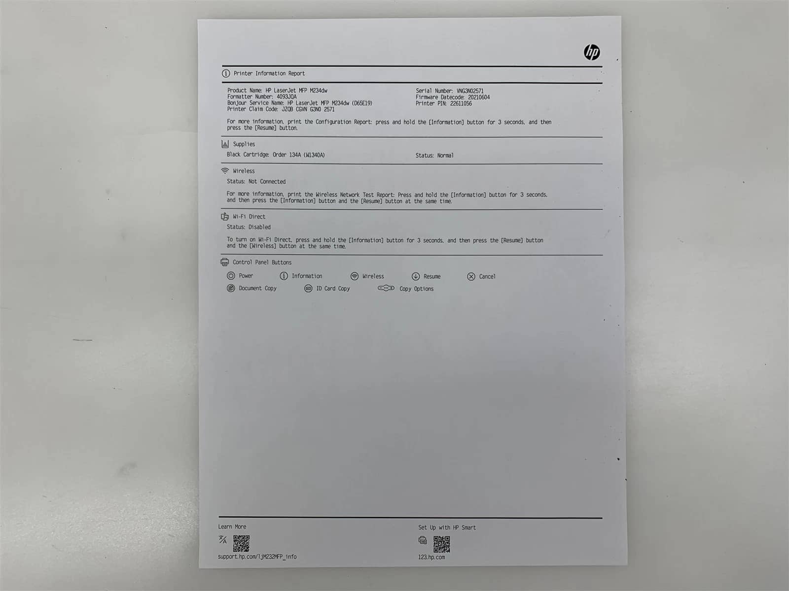 HP M234dw Printers Refurbished - Excellent
