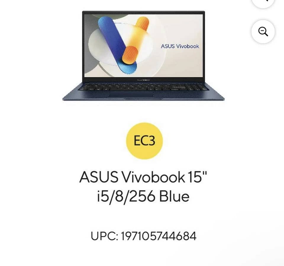 ASUS Vivobook F1504ZA Computers