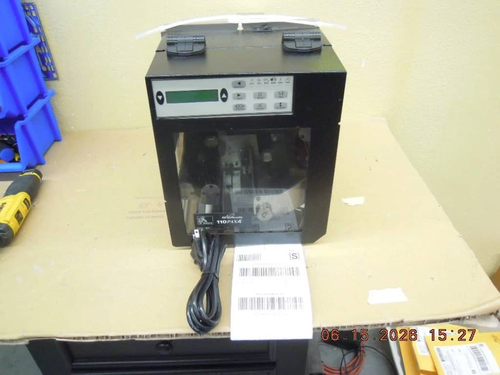 Zebra 110PAX4 Printers Used - Good