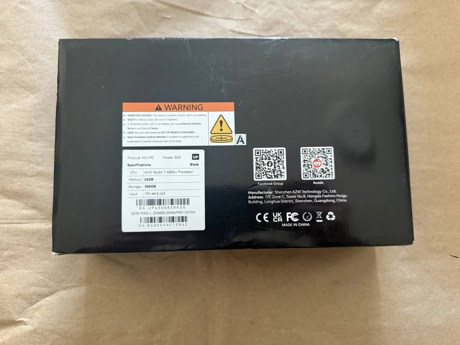 Beelink SER5 Computers New