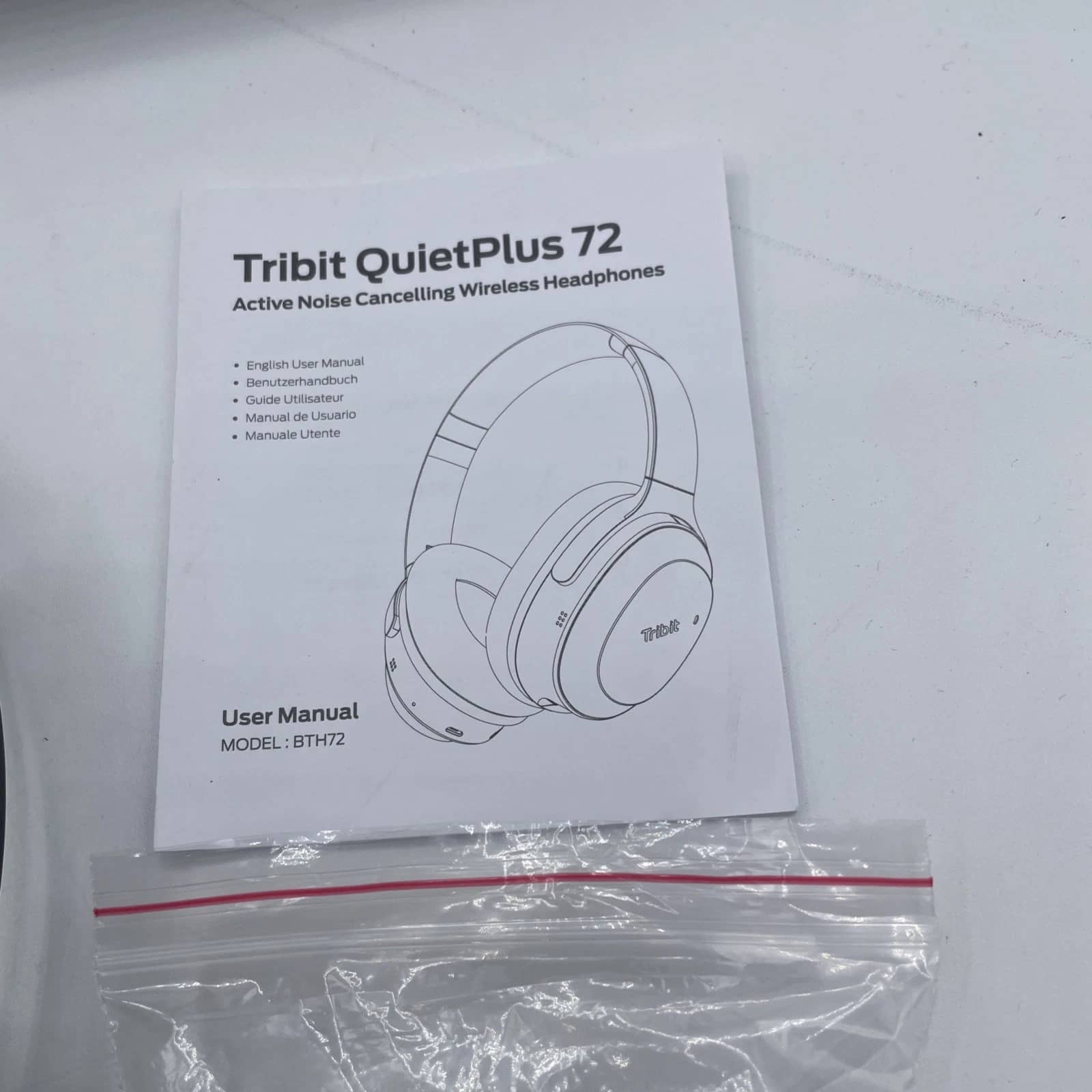 Tribit QuietPlus 81 Headphones & Earbuds Black New