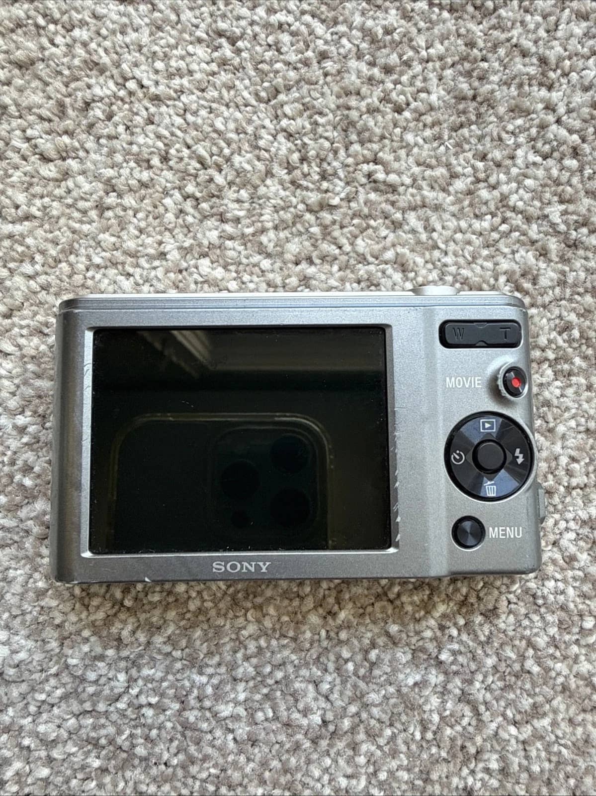 Sony Cyber-shot DSC-W810 Digital Cameras Silver Used - Good Body Only
