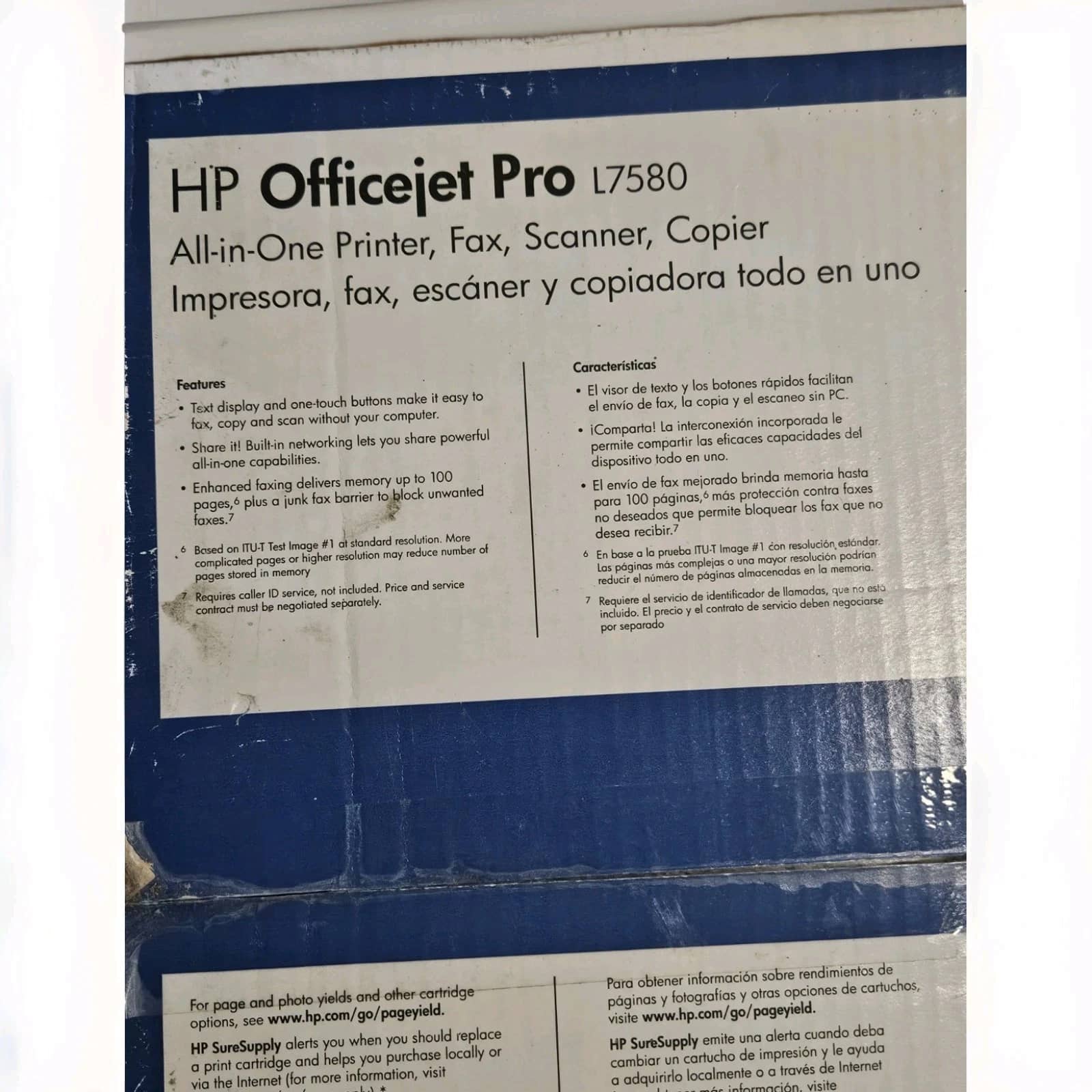 HP OfficeJet Pro L7580 Printers New