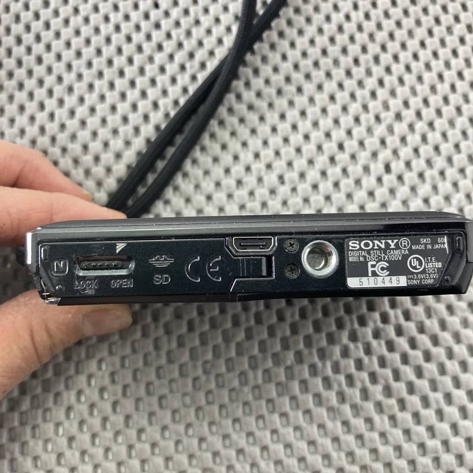 Sony Cyber-shot DSC-TX100V Digital Cameras Black New Body Only