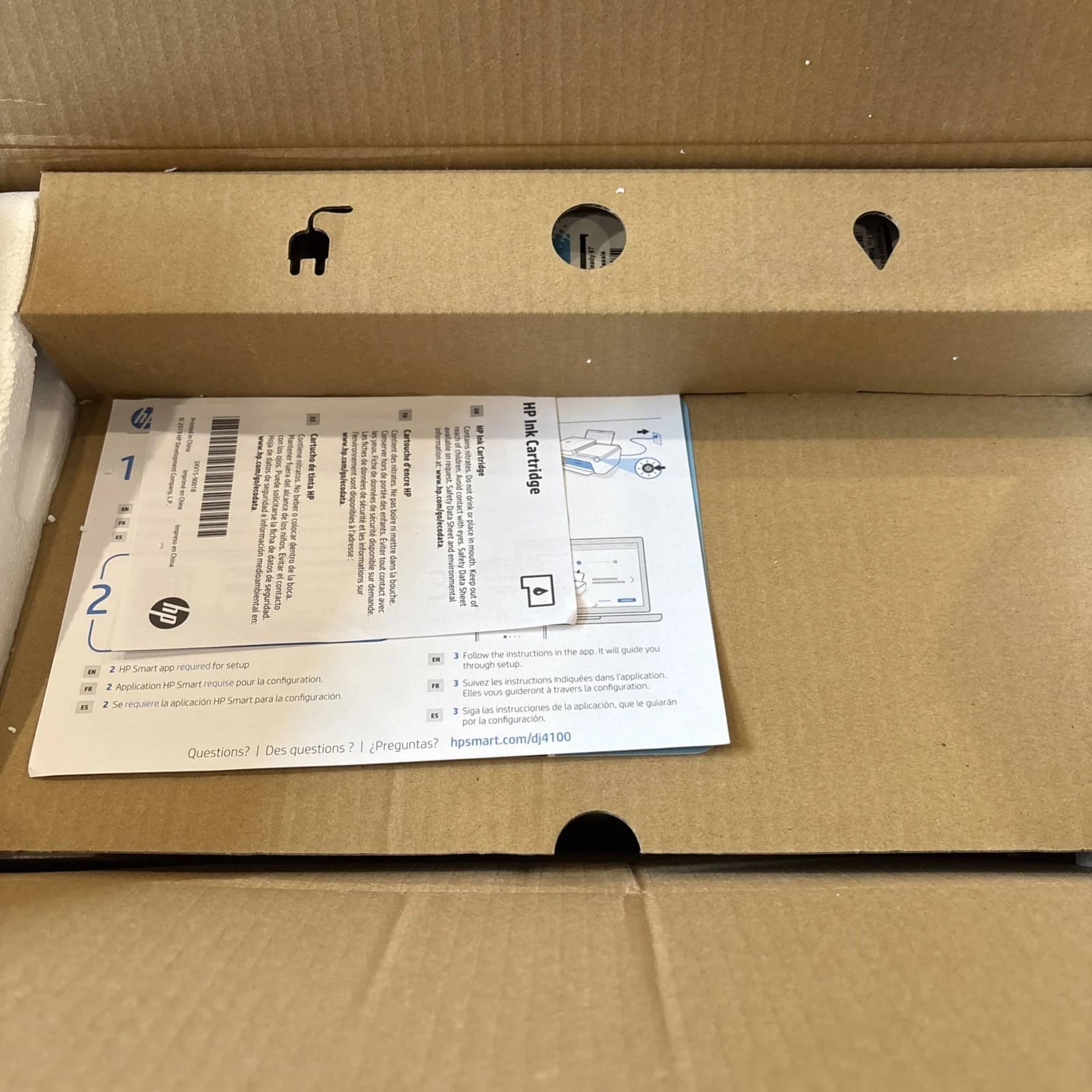 HP HP DeskJet Plus 4155 Printers White New
