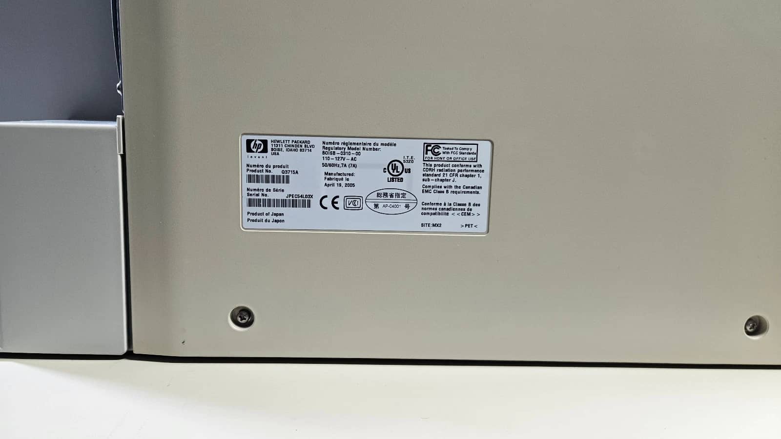 HP q3715a Printers Used - Good