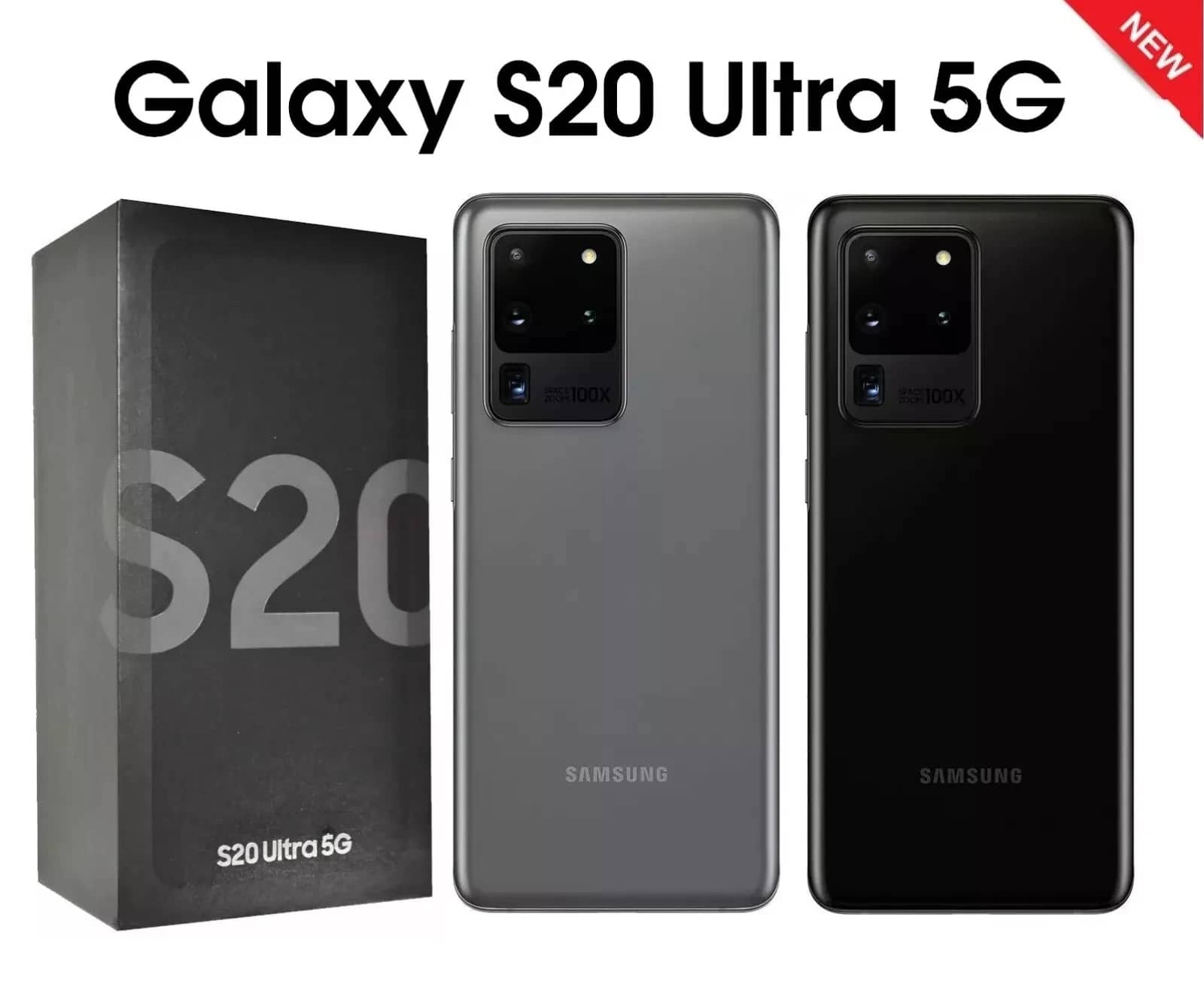 Samsung Galaxy S20 Ultra Cell Phones Gray Unlocked 128GB For parts or not working