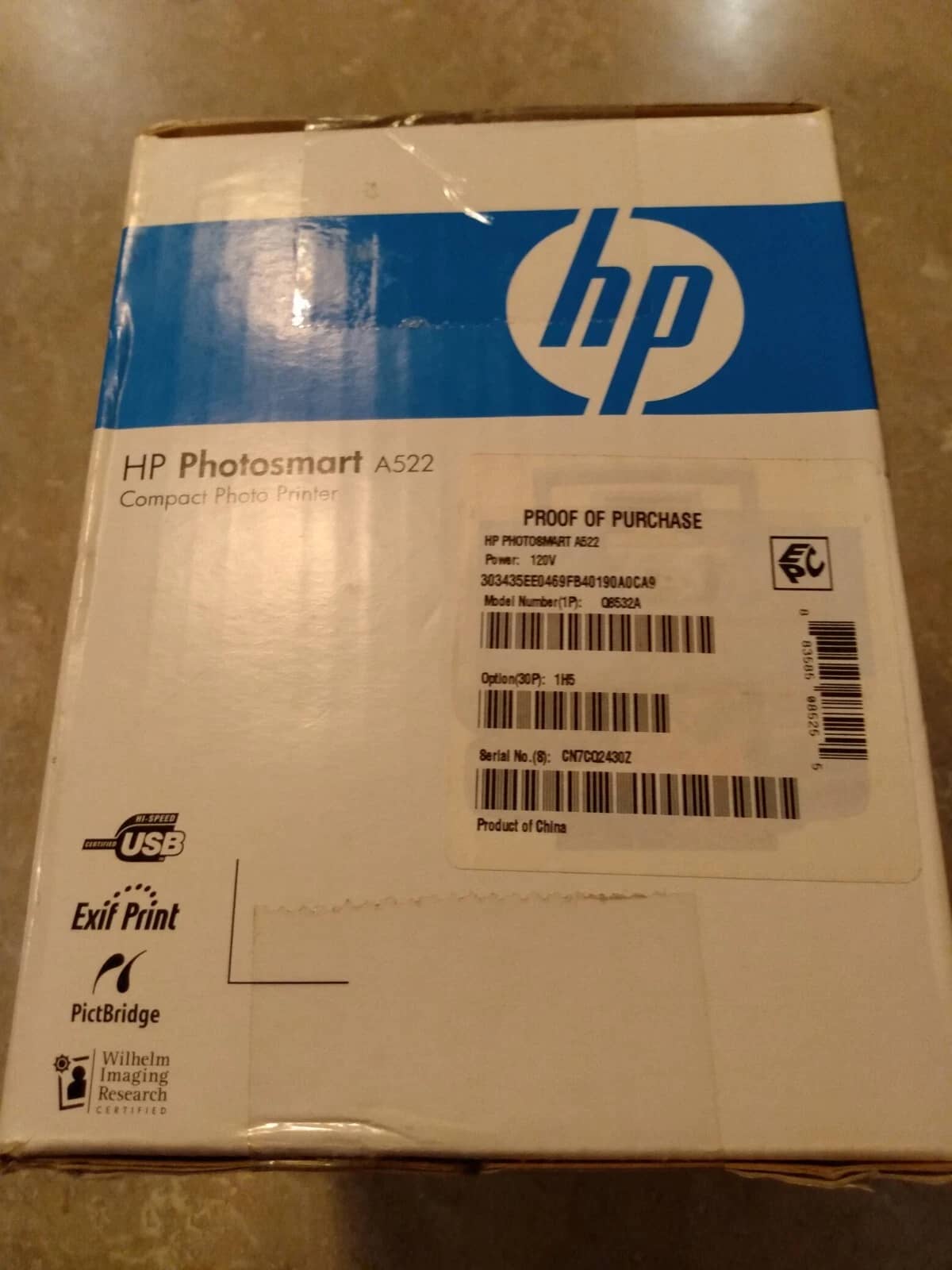 HP Photosmart A522 Printers New