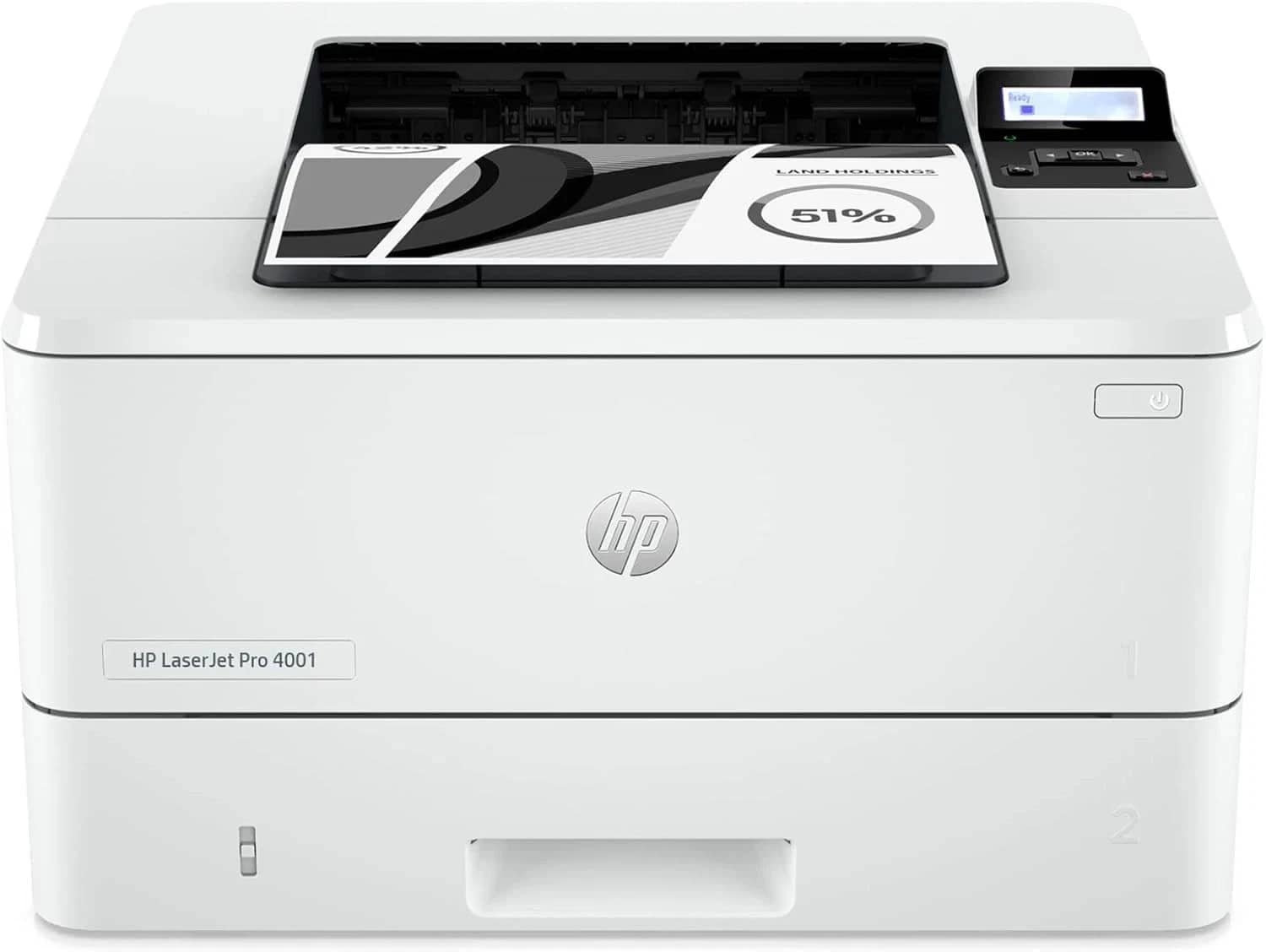 HP HP LaserJet Pro 4001n Printer Printers Black Open-Box Excellent