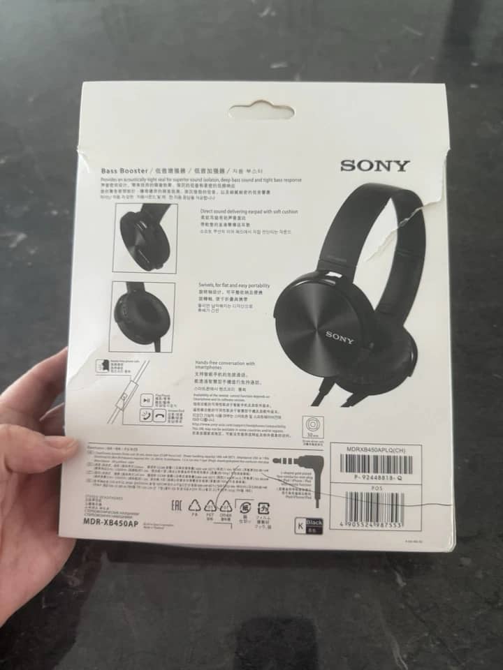 Sony MDR-XB450 Headphones & Earbuds Blue New