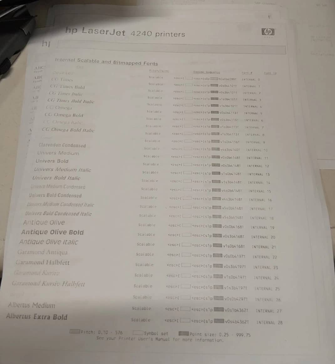 HP 4240n Printers Used - Good