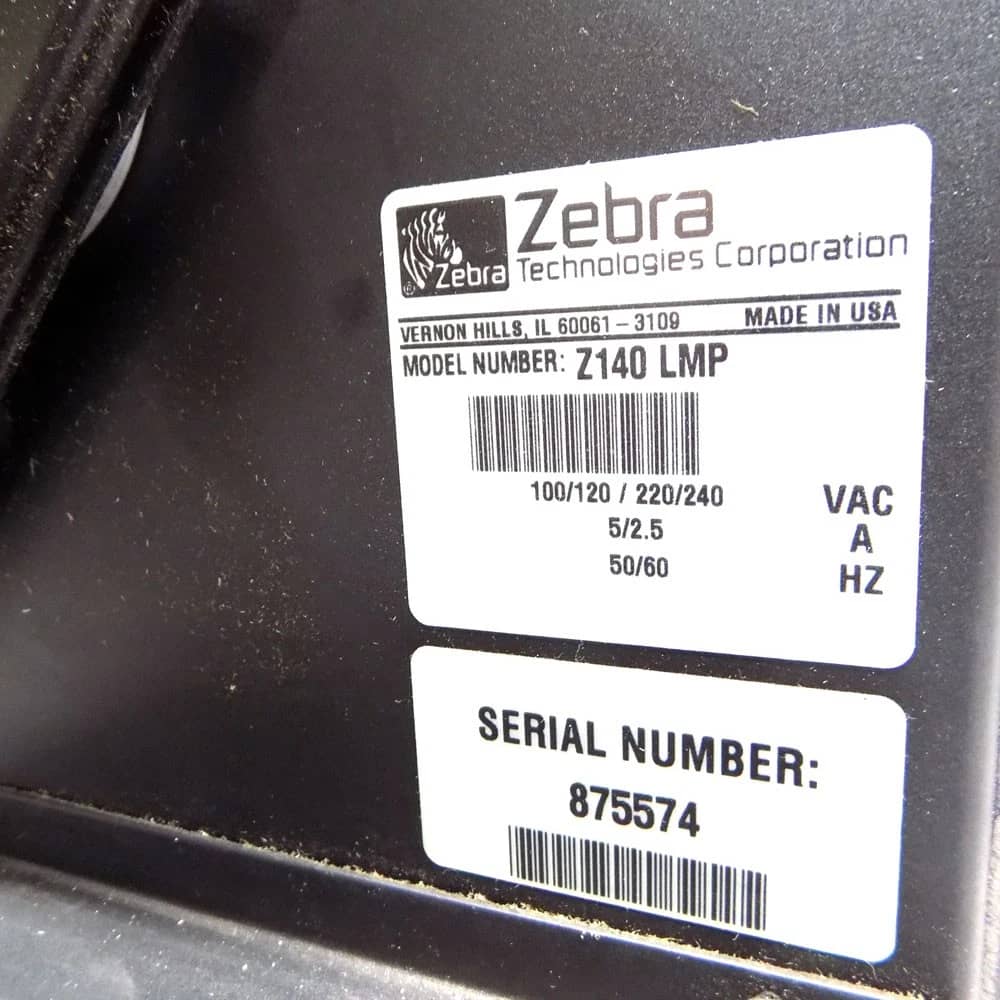 Zebra 140 LMP Printers Used - Good