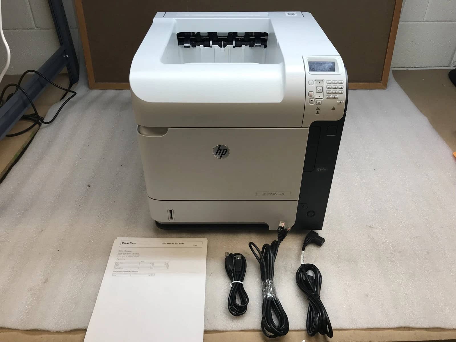 HP LaserJet 600 M603 Printers Used - Good