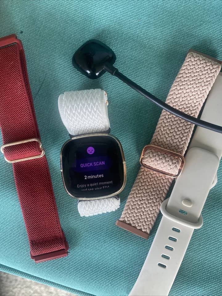 Fitbit Sense Smartwatches Graphite 40mm Open-Box Excellent