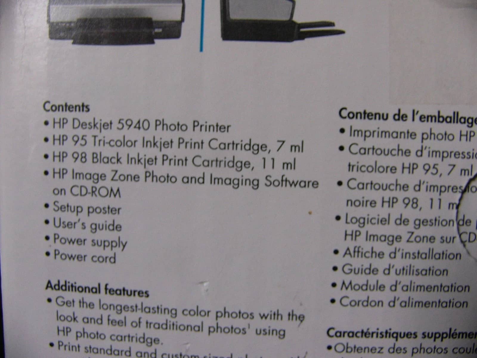 HP Deskjet 5940 Printers New