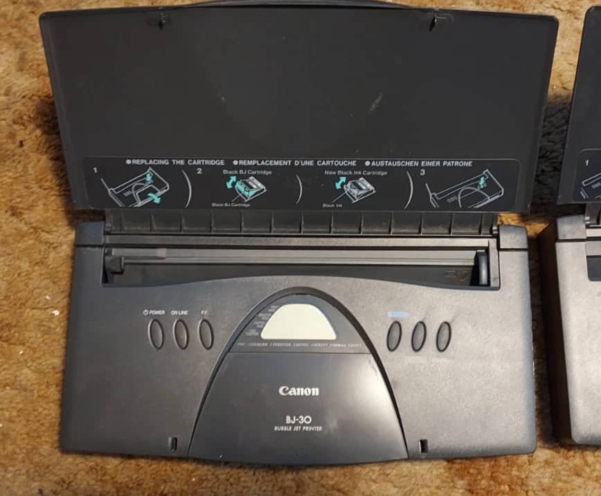 Canon BJ-30;BJ-70, BJ-80 Printers Used - Good