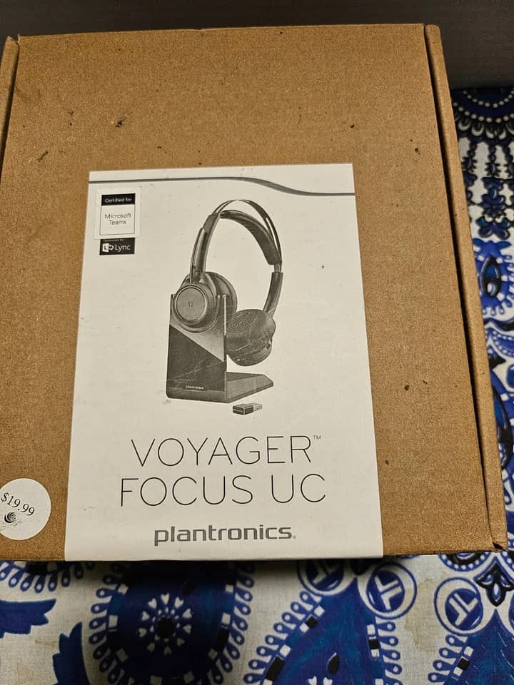 Plantronics B825-M Headphones & Earbuds Black Used - Good