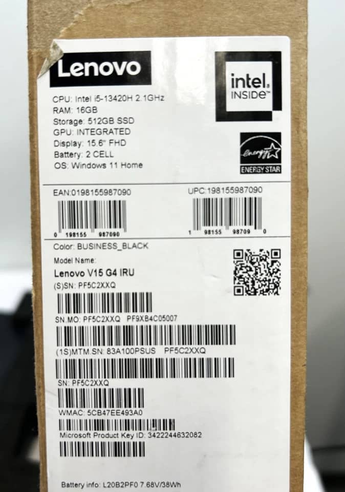 Lenovo 83A100PSUS Computers