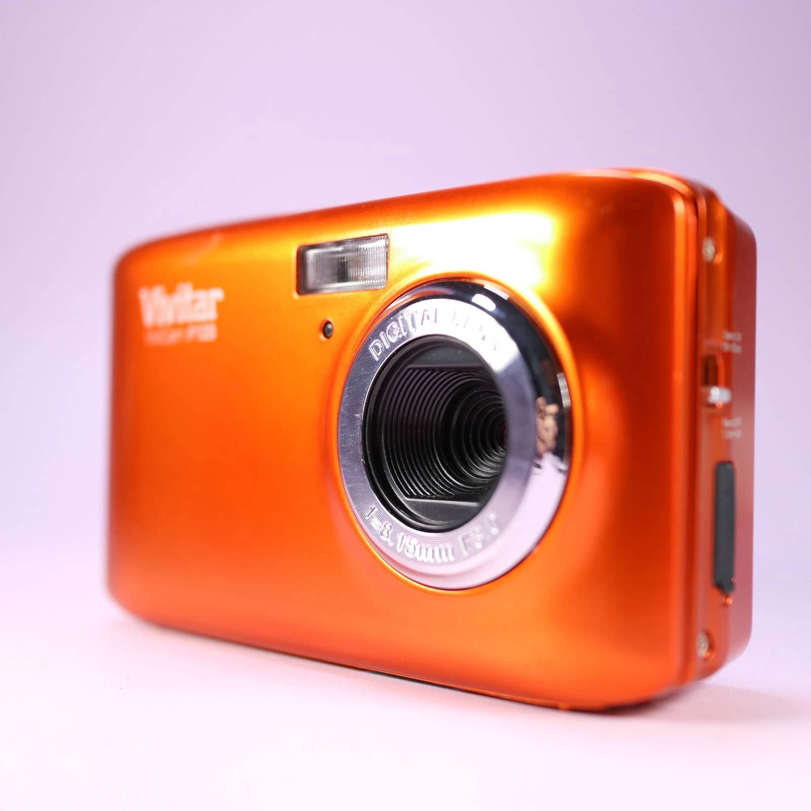 Vivitar ViviCam F128 Digital Cameras Black New Body Only