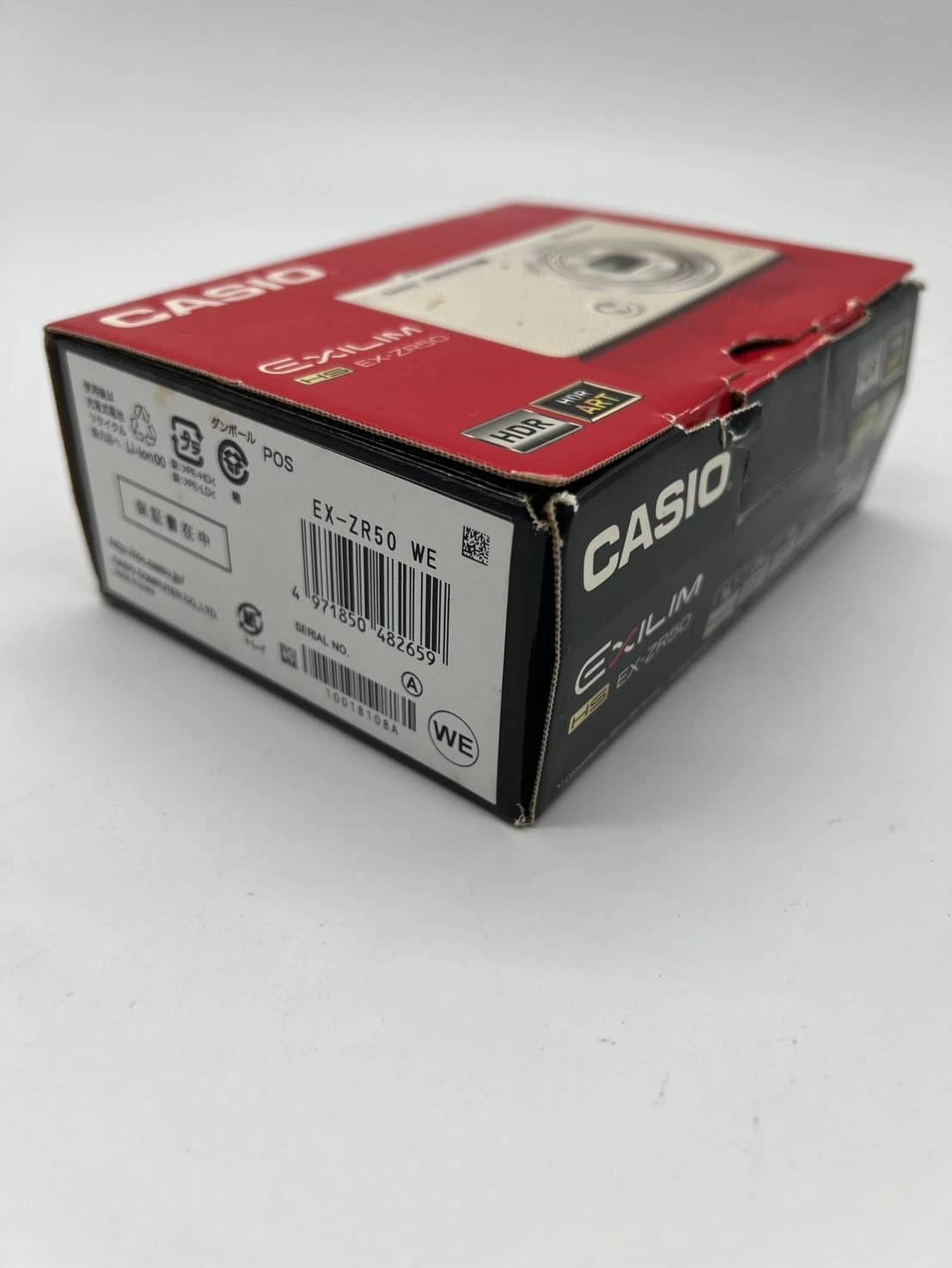 Casio Exilim EX-ZR60 Digital Cameras White Used - Good Body Only