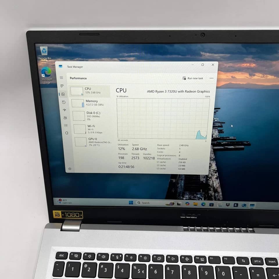 Acer Aspire 3 15 N23C3 Computers 256GB 8GB Used - Good