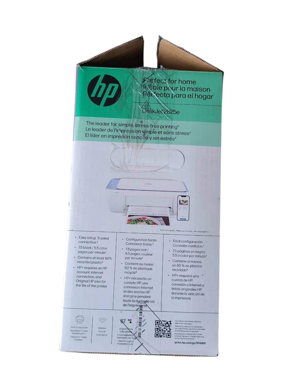 HP HP DeskJet 2855e All-in-One Printer Printers White New