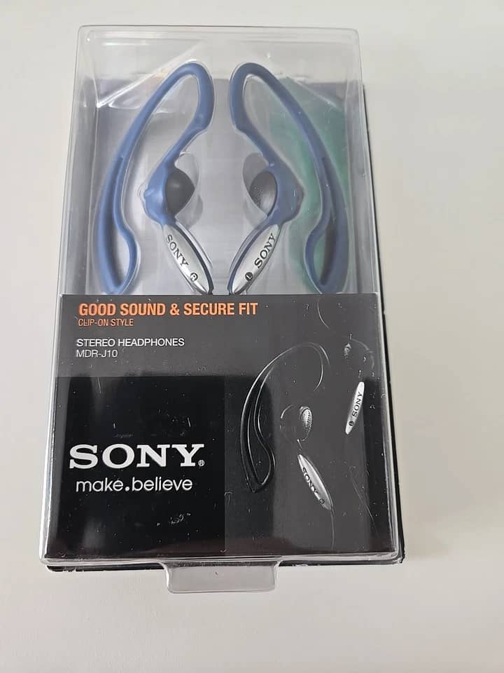 Sony MDR-J10 Headphones & Earbuds Blue New