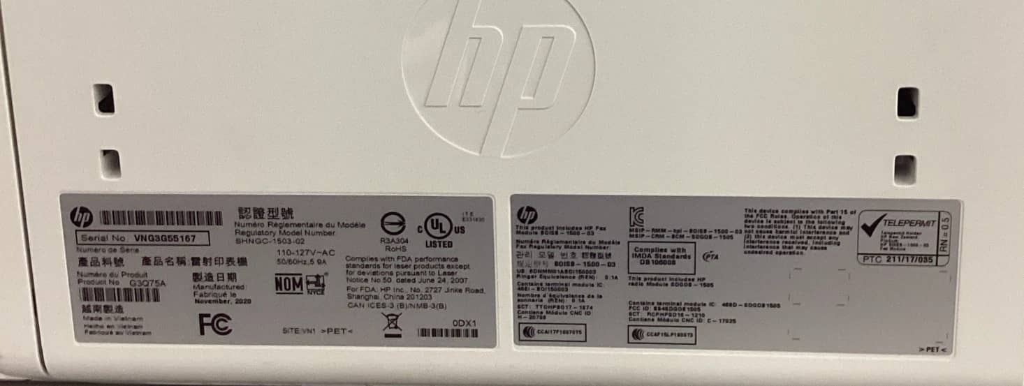 HP MFP M227fdw Printers Used - Good