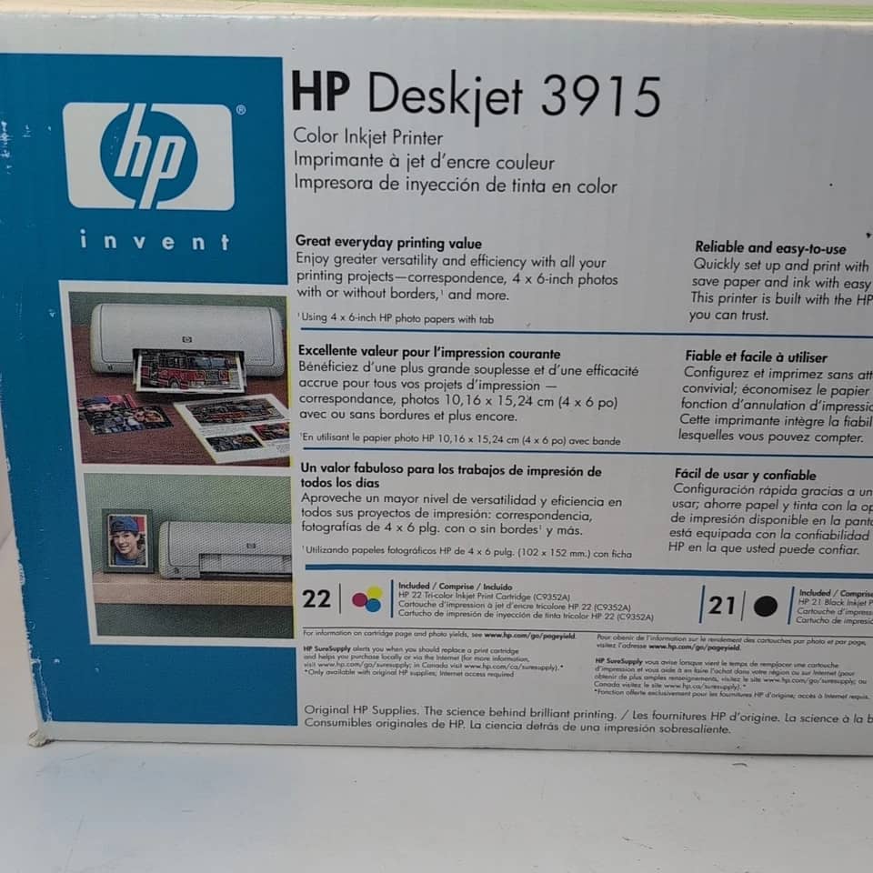 HP DeskJet 3915 Printers New