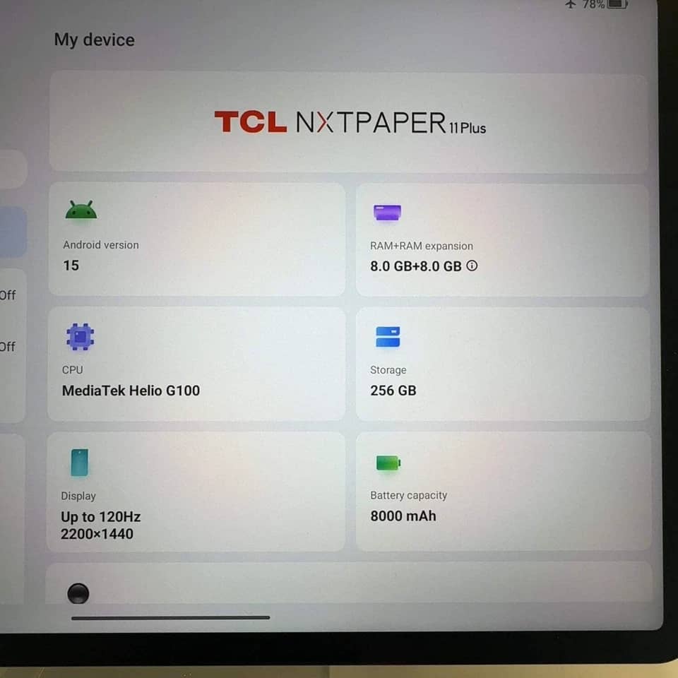 TCL NXTPAPER 11 Plus Tablets