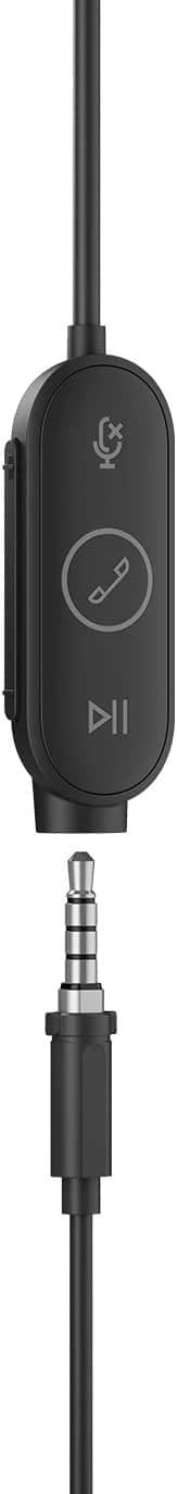 Logitech Zone Wired Headphones & Earbuds Black New