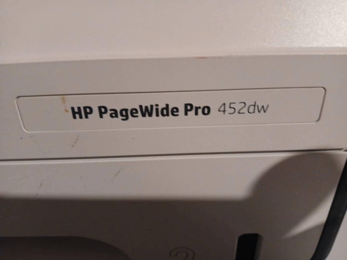 HP PAGEWIDE PRO 452DW Printers For parts or not working