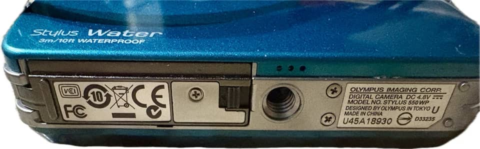 OM SYSTEM Stylus 550WP Digital Cameras Black New Body Only