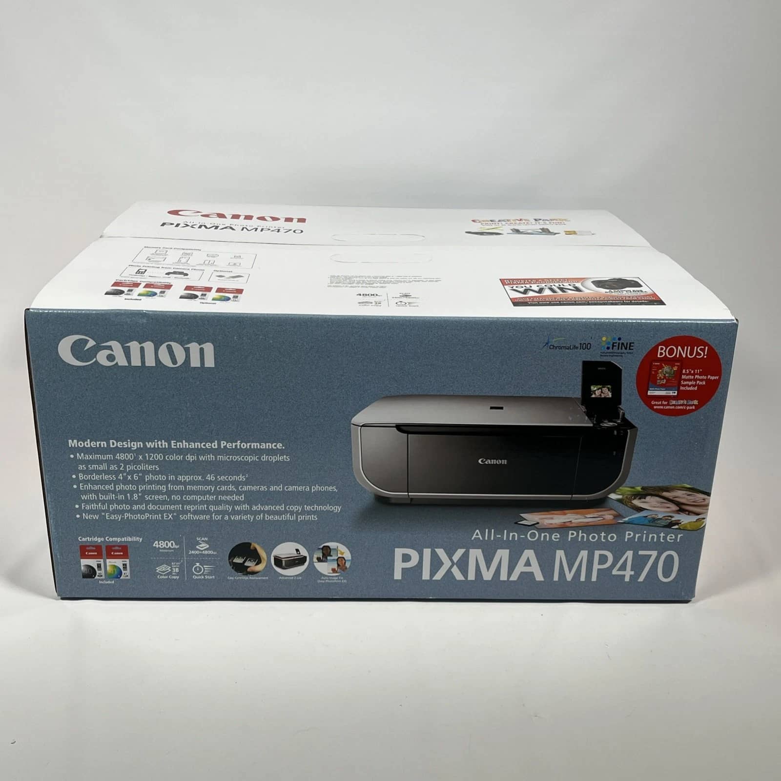 Canon PIXMA MP470 Printers Open-Box Excellent