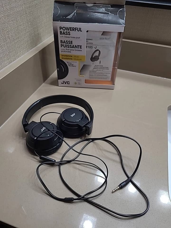 JVC HA-SR185 Headphones & Earbuds Black New
