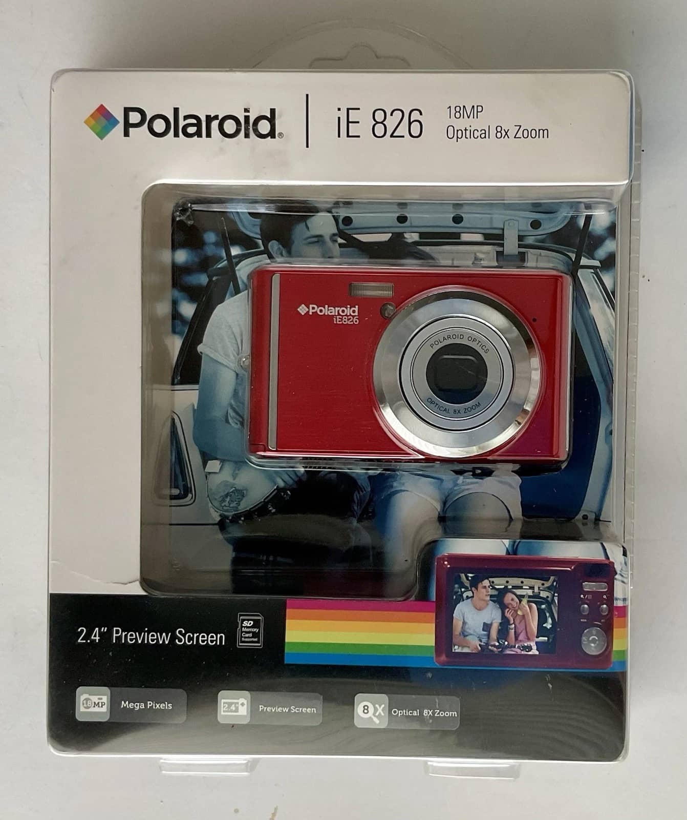 Polaroid 826 Digital Cameras Red New Body Only