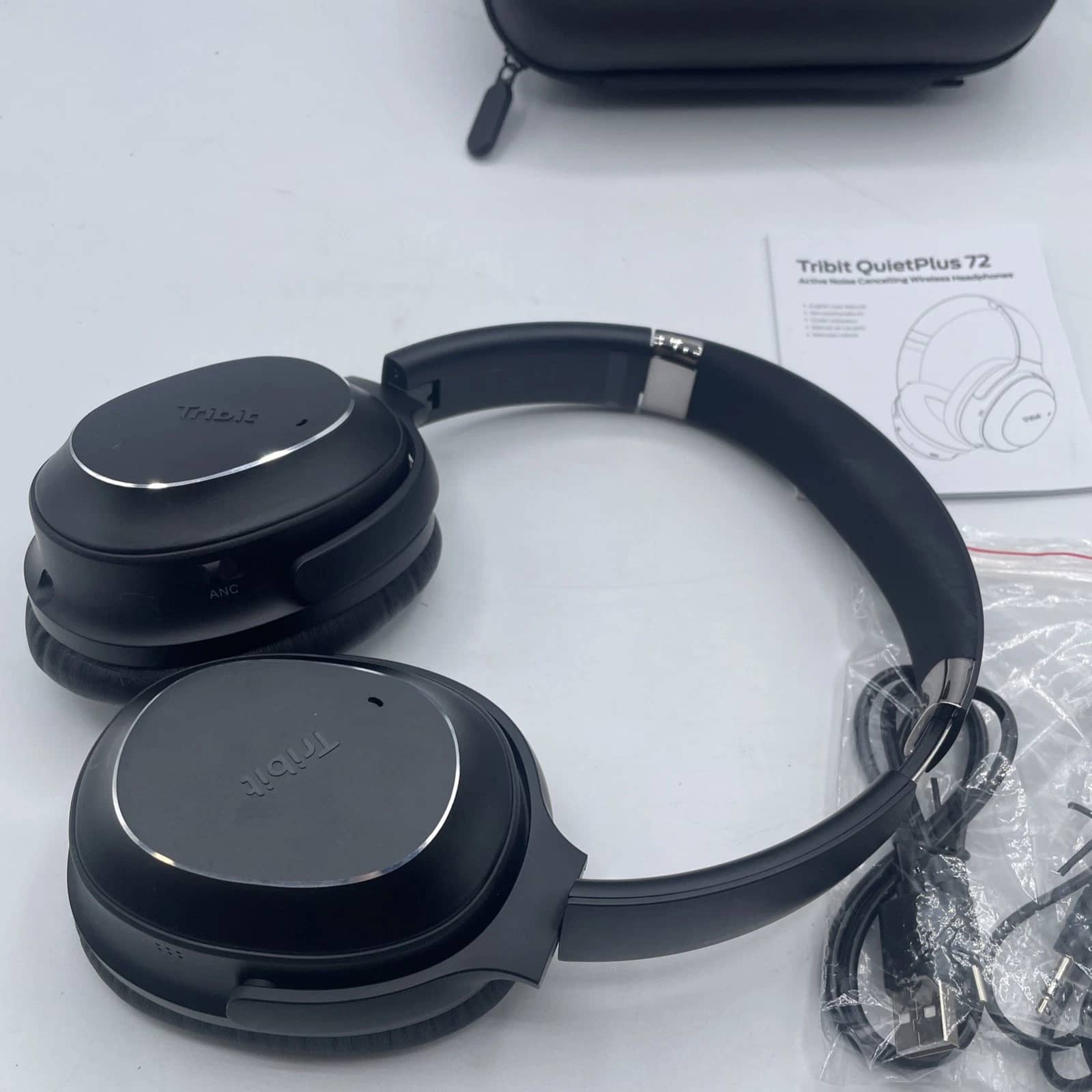 Tribit QuietPlus 81 Headphones & Earbuds Black New