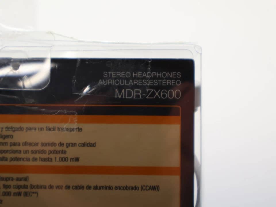 Sony MDR-ZX600 Headphones & Earbuds Gray New