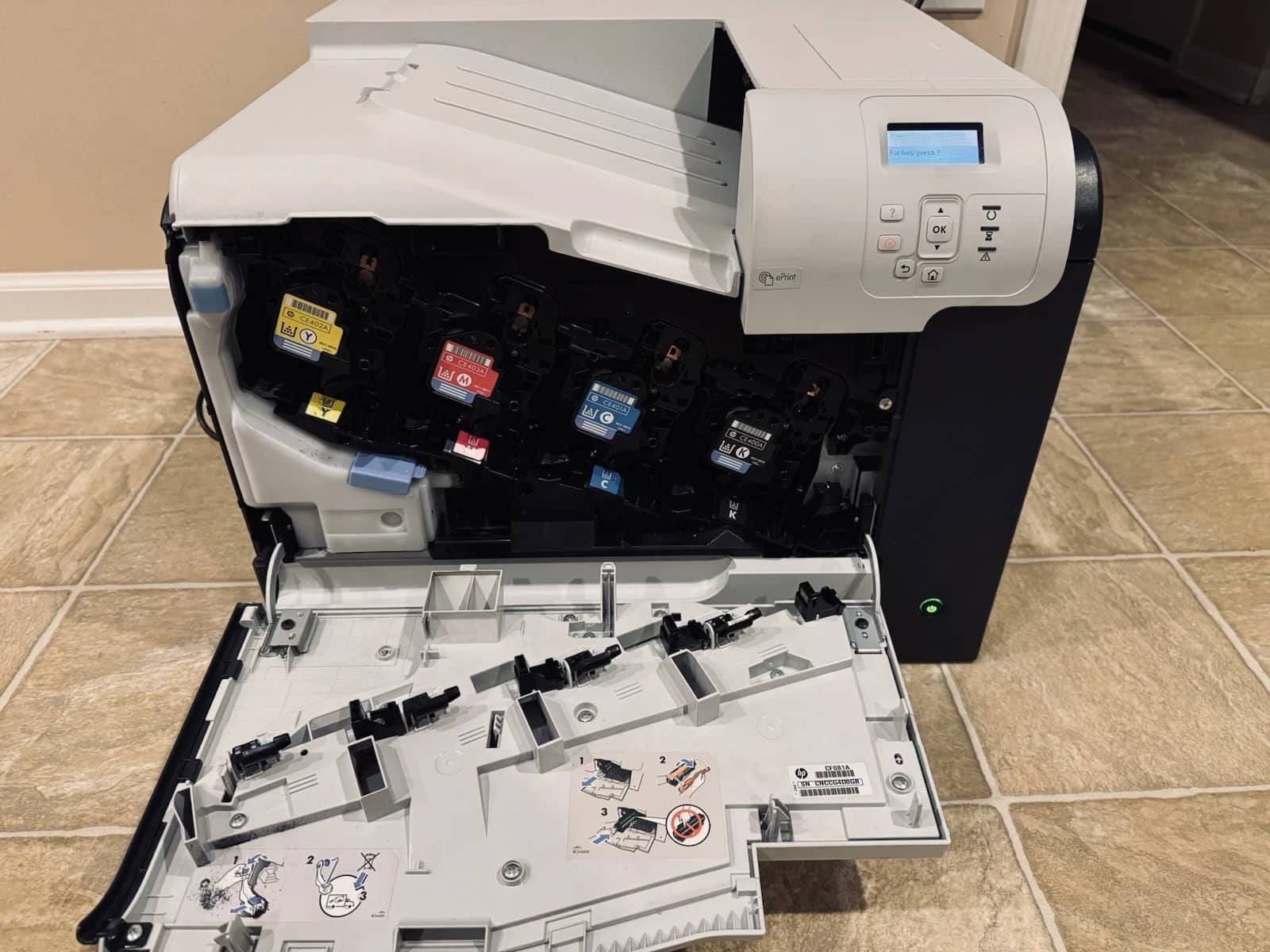 HP Color LaserJet M551N Printers Used - Good