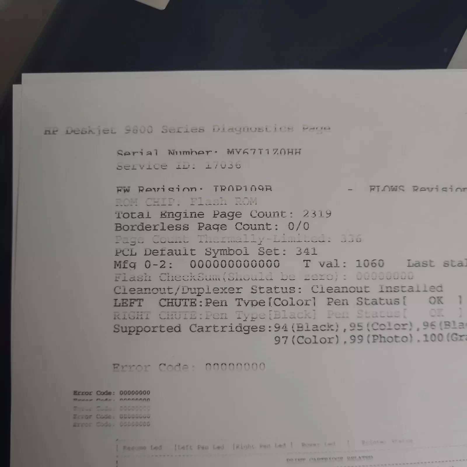 HP Deskjet 9800 Printers Used - Good
