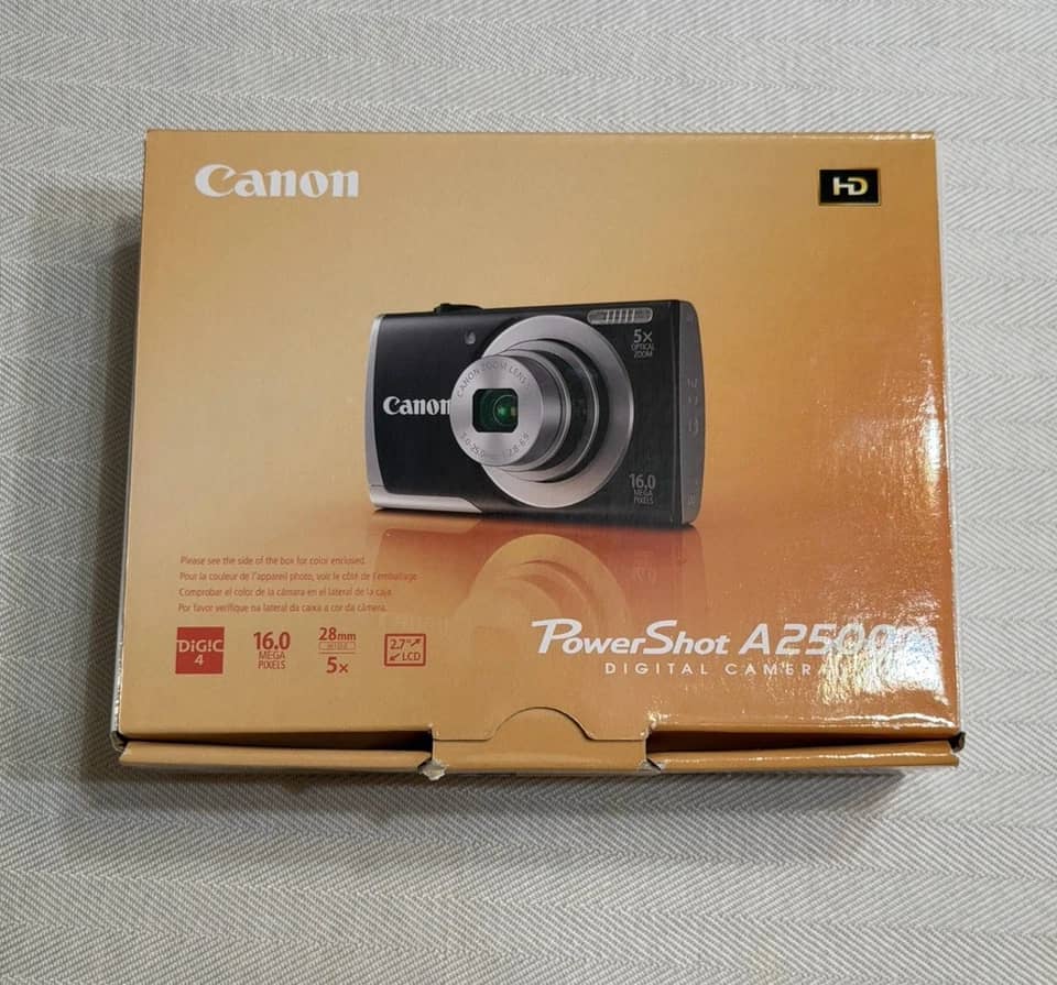 Canon PowerShot A2500 Digital Cameras Red New Body Only