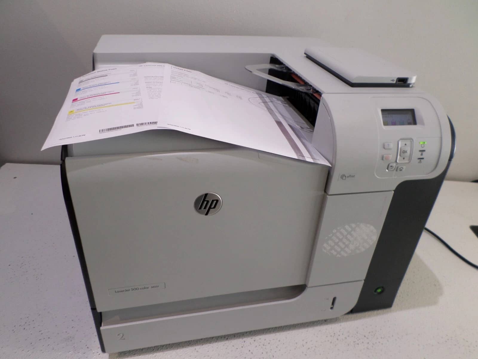 HP LaserJet Enterprise 500 Color M551XH Printers Refurbished - Excellent