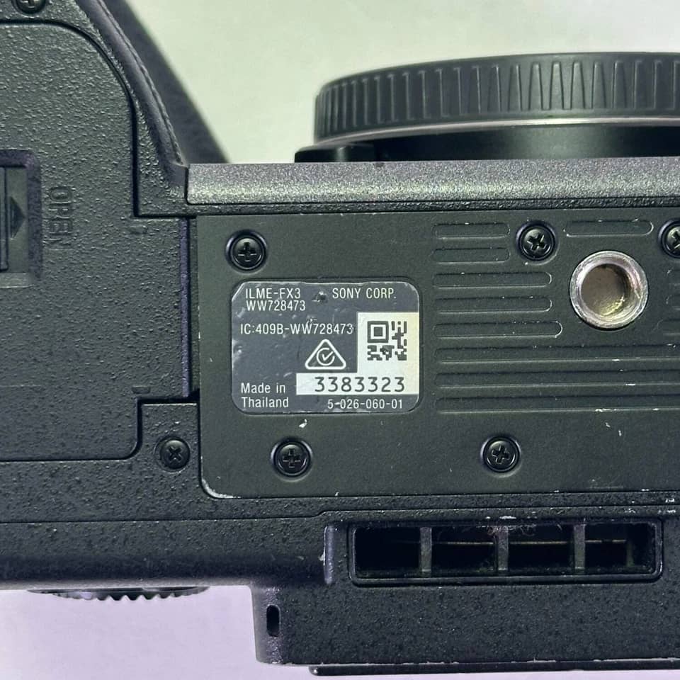 Sony Alpha FX3 Digital Cameras Black New Body Only