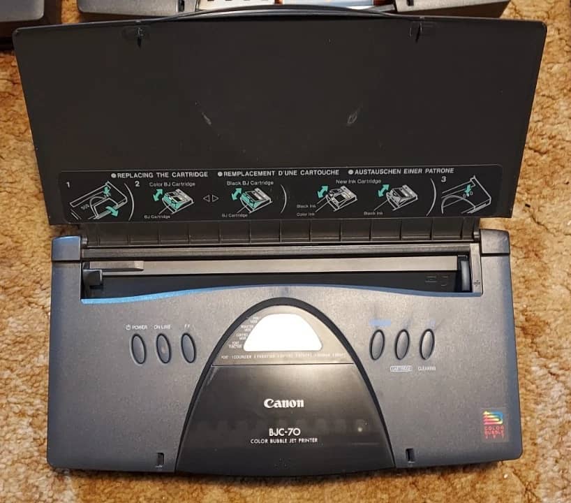 Canon BJ-30;BJ-70, BJ-80 Printers Used - Good