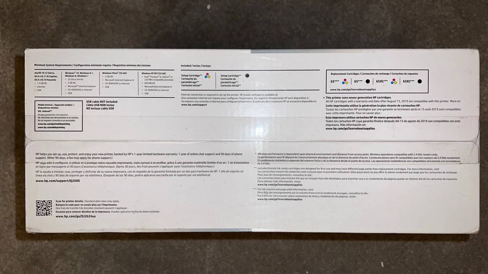 HP Deskjet 2624 Printers New