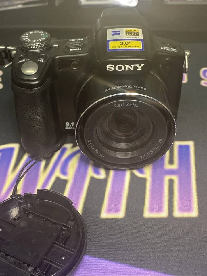 Sony Cyber-shot Dsc-H50 Digital Cameras Black Used - Good Body Only