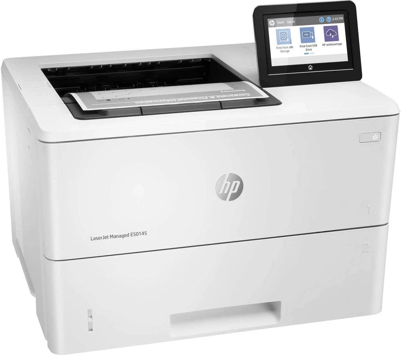HP LaserJet Managed E50145dn Printers Refurbished - Premium