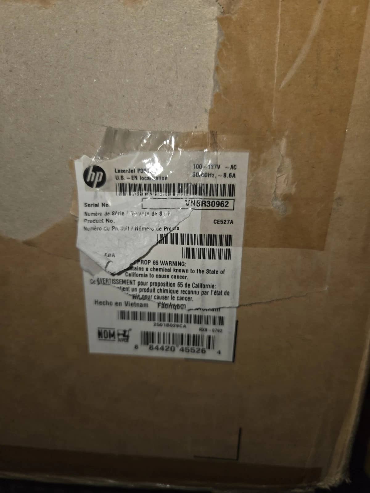 HP LaserJet Enterprise P3015n Printers New