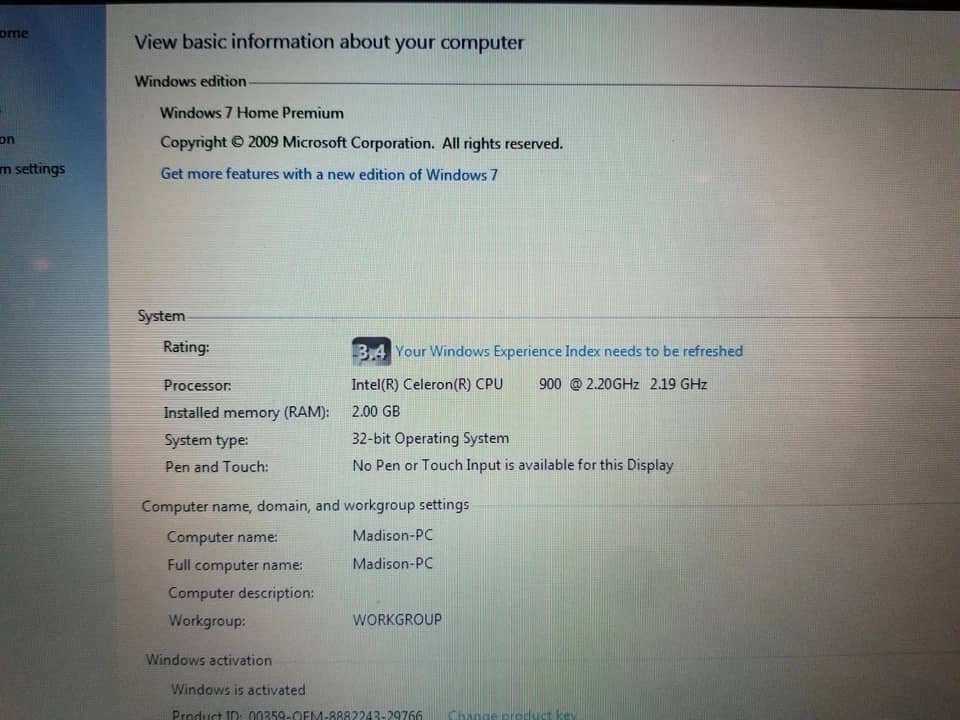 Dell Inspiron 1545 Computers